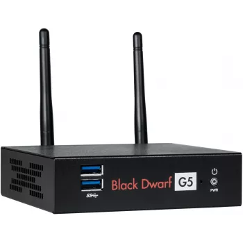 Securepoint Juoda Dwarf G5 VPN techninė ugniasienė Stalinis kompiuteris 1,85 Gbit/s