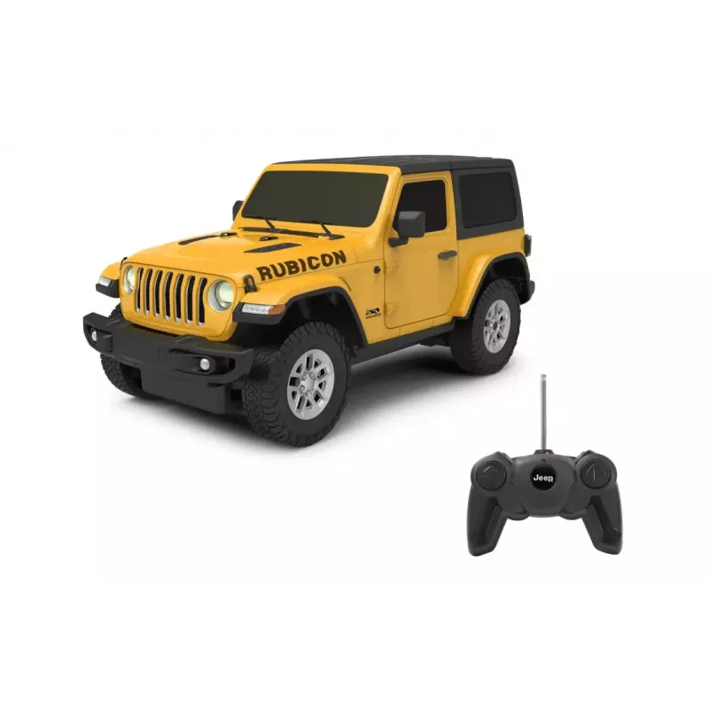 Bepročio automobilis Jamara Jeep Wrangler JL Elektrinis variklis 1:24