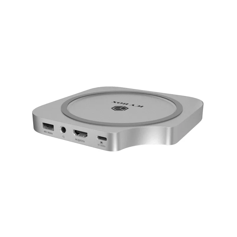 “ICY BOX” 7 viename USB Type-C prijungimo stotelė su M.2 NVMe lizdu