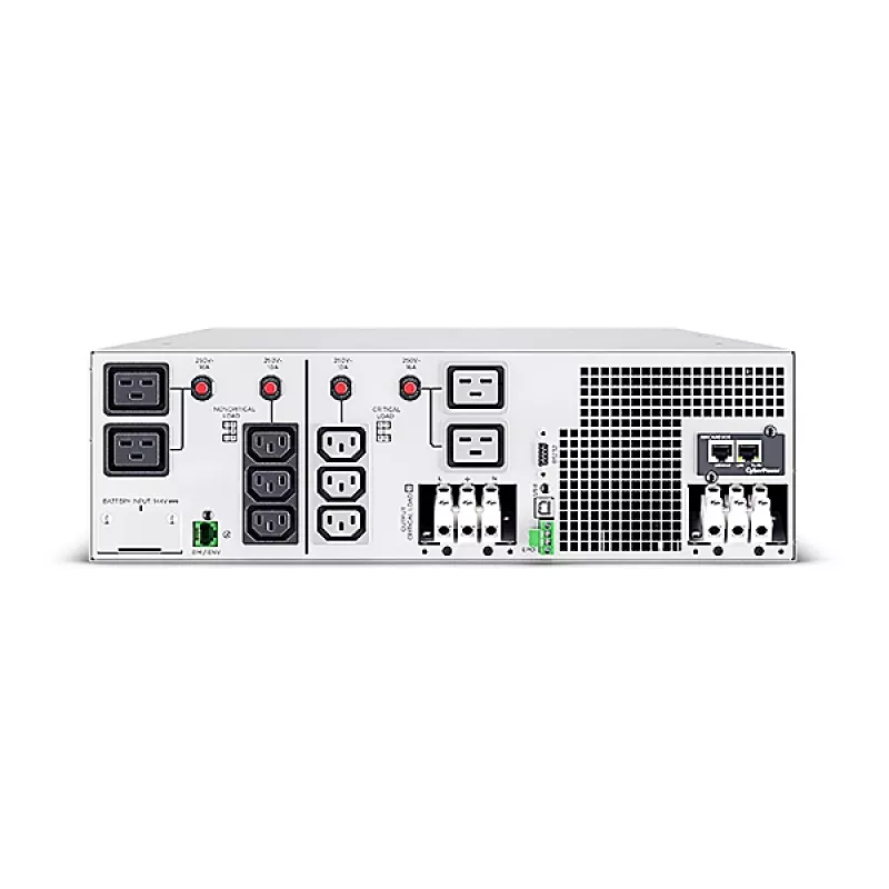 CyberPower OL5KERTHDL nepertraukiamo maitinimo šaltinis (UPS) Dvigubo keitimo (Online) 5 kVA 5000 W 10 kintamosios srovės lizdų