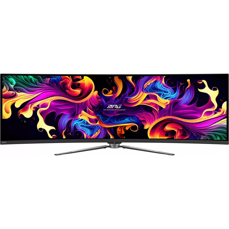 MSI MPG 491CQPX QD-OLED kompiuterio monitorius 124,5 cm (49 colių) 5120 x 1440 pikseliai Dual QHD juodas