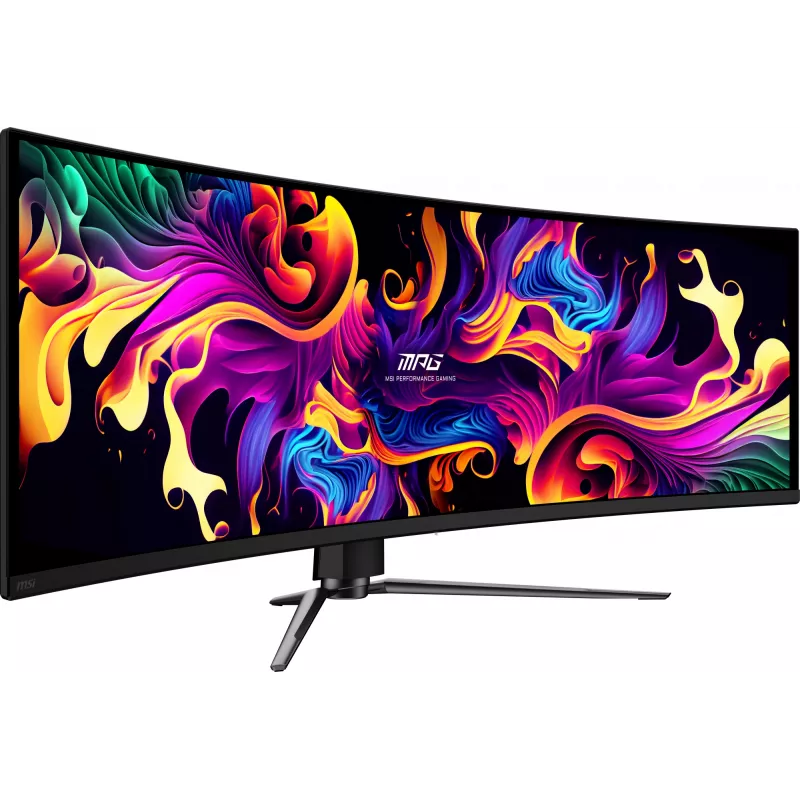 MSI MPG 491CQPX QD-OLED kompiuterio monitorius 124,5 cm (49 colių) 5120 x 1440 pikseliai Dual QHD juodas