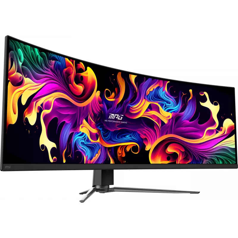 MSI MPG 491CQPX QD-OLED kompiuterio monitorius 124,5 cm (49 colių) 5120 x 1440 pikseliai Dual QHD juodas