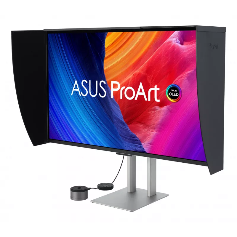 ASUS ProArt OLED PA32UCDMR-K kompiuterio monitorius 80 cm (31,5 colio) 3840 x 2160 pikselių 4K Ultra HD QD-OLED juoda, sidabrinė