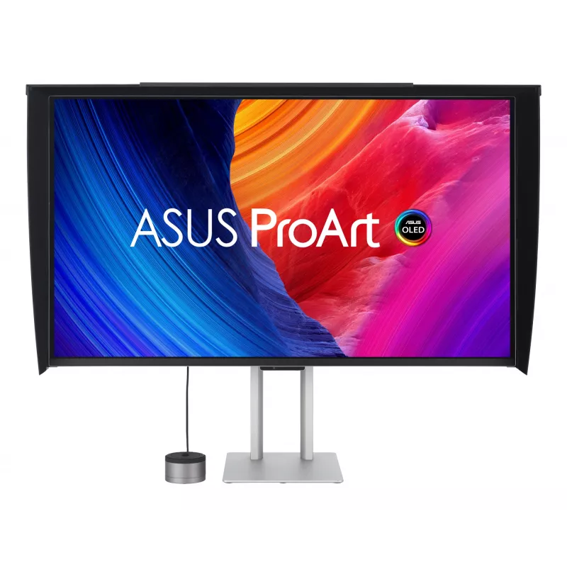 ASUS ProArt OLED PA32UCDMR-K kompiuterio monitorius 80 cm (31,5 colio) 3840 x 2160 pikselių 4K Ultra HD QD-OLED juoda, sidabrinė