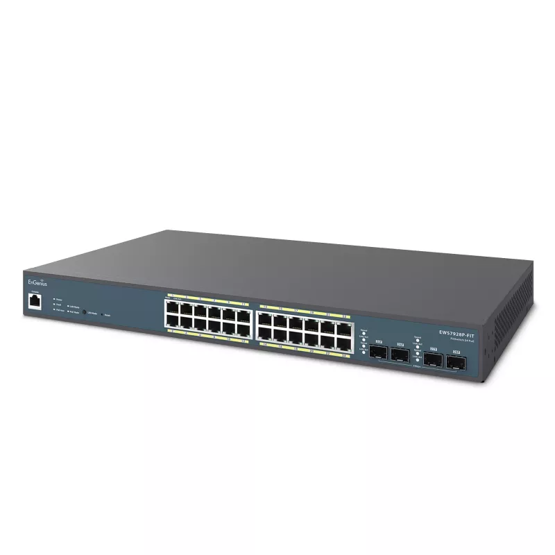 Valdomas komutatorius EnGenius FitSwitch 24 PoE 24x Gigabit Ethernet prievadai