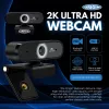 Origin Storage USB internetinė kamera 2K Full HD, 5 MP, 2592 x 1944 pikselių, 2K Ultra HD, 60 fps, 10x, USB 2.0