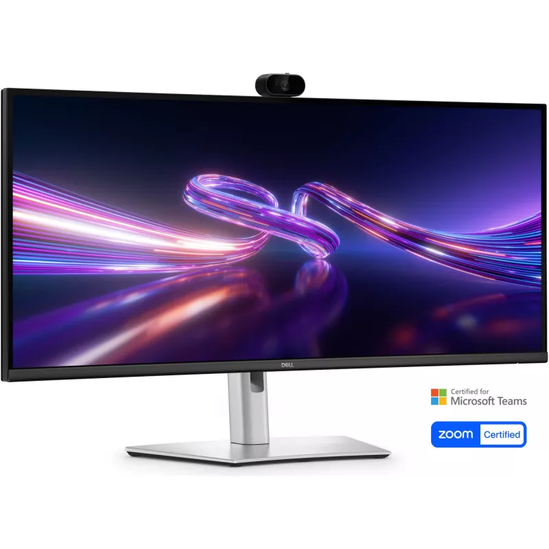 DELL Pro P P3426WEV kompiuterio monitorius 86,6 cm (34,1 colio) 3440 x 1440 pikselių Wide Quad HD LCD juoda, sidabrinė