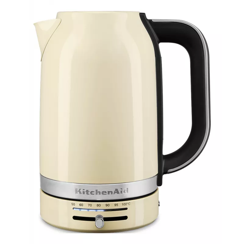 KitchenAid 5KEK1701EAC elektrinis virdulys 1,7 L 2400 W Juoda, Kreminė, Nerūdijantis plienas
