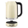 KitchenAid 5KEK1701EAC elektrinis virdulys 1,7 L 2400 W Juoda, Kreminė, Nerūdijantis plienas
