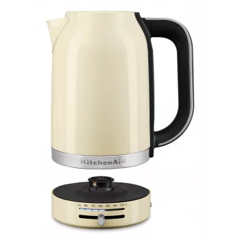 KitchenAid 5KEK1701EAC elektrinis virdulys 1,7 L 2400 W Juoda, Kreminė, Nerūdijantis plienas