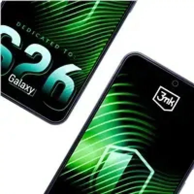 Grūdinto hibridinio stiklo ekrano apsauga 3MK FlexibleGlass, skirta Samsung Galaxy S26