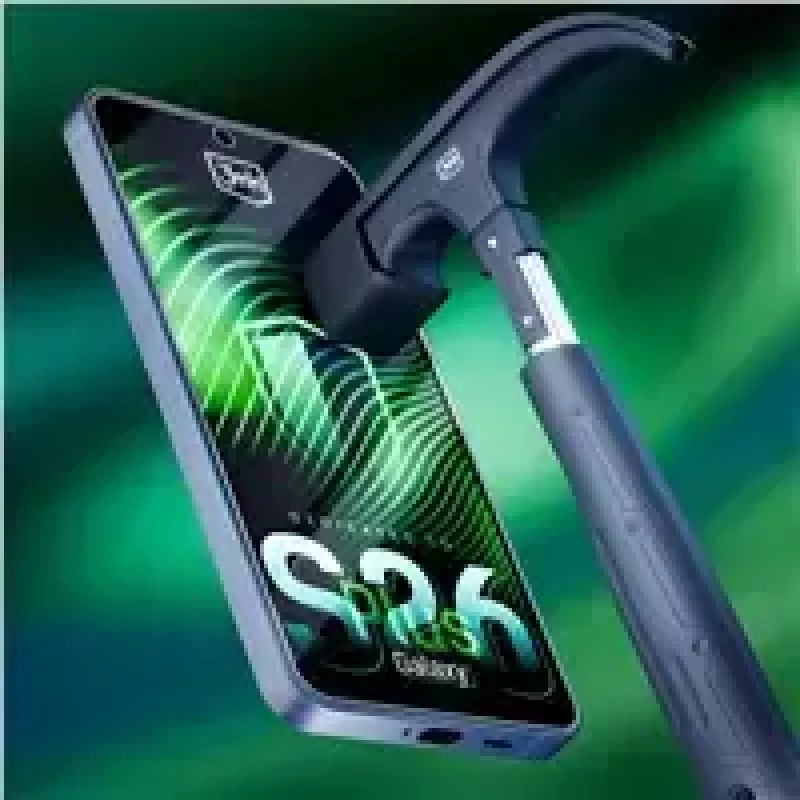 Grūdintas hibridinis ekrano apsauginis stiklas 3MK FlexibleGlass, skirtas Samsung Galaxy S26+