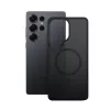 Apsauginis dėklas Crong Hybrid Matte Magnetic Samsung Galaxy S25 Ultra — TPU+PC, juodas