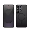 Apsauginis dėklas Crong Hybrid Matte Magnetic Samsung Galaxy S25 Ultra — TPU+PC, juodas