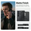 Apsauginis dėklas Crong Hybrid Matte Magnetic Samsung Galaxy S25 Ultra — TPU+PC, juodas