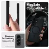 Apsauginis dėklas Crong Hybrid Matte Magnetic Samsung Galaxy A56 — TPU + PC, juodas