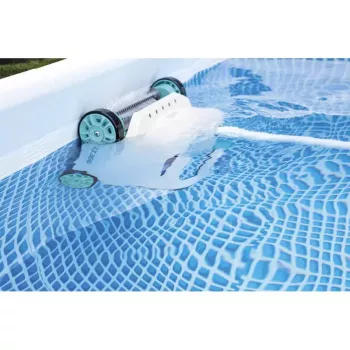 Automatinis baseinų valytuvas Intex 28005 — baseinams, mėlynas/baltas, svoris 5,66 kg