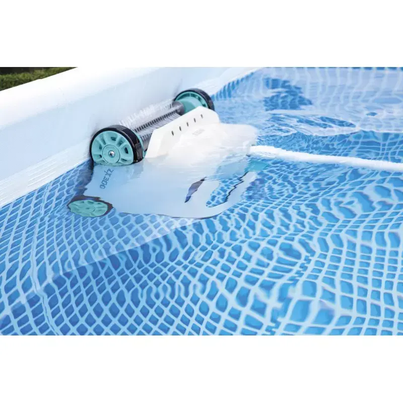 Automatinis baseinų valytuvas Intex 28005 — baseinams, mėlynas/baltas, svoris 5,66 kg