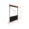 Multibrackets M 16:9 nešiojamas projekcinis ekranas 200x112, 90 colių