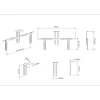 Lentyna Multibrackets M universali kameros laikiklis 55–110 colių, juodo plieno