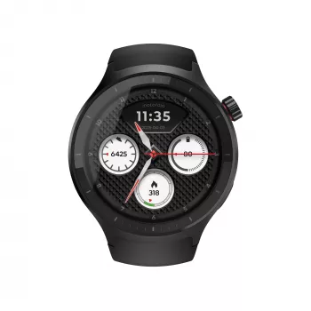 Motorola Moto Watch 3,63 cm (1,43 colio) OLED 47 mm skaitmeninis jutiklinis juodas GPS (palydovinis)