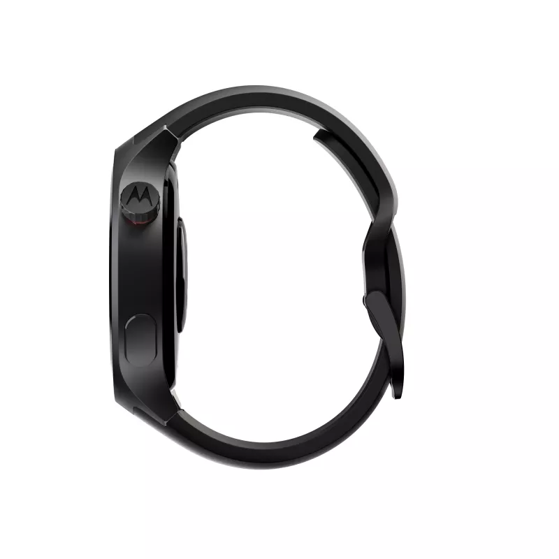 Motorola Moto Watch 3,63 cm (1,43 colio) OLED 47 mm skaitmeninis jutiklinis juodas GPS (palydovinis)