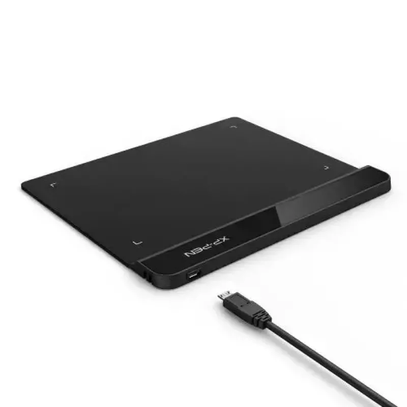 Grafinė planšetė XP-Pen Star G640 – 190×162 mm aktyvus plotas, 5080 lpi, laidinis ir belaidis, USB, juoda