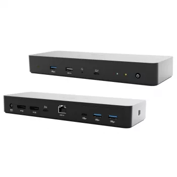 i-tec Thunderbolt 4 išmanioji dvigubo ekrano prijungimo stotelė + maitinimo tiekimas 90 W