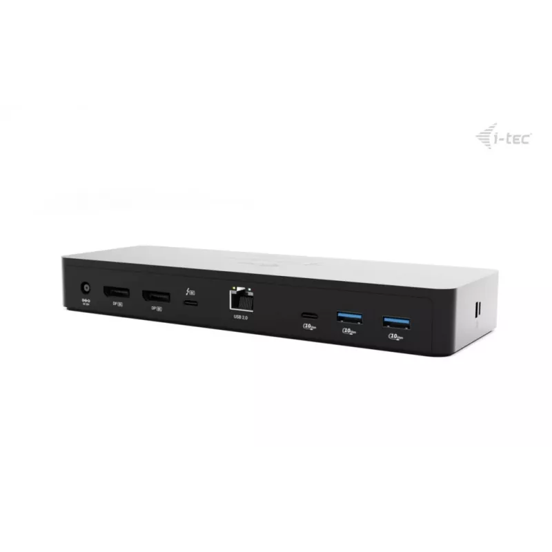 i-tec Thunderbolt 4 išmanioji dvigubo ekrano prijungimo stotelė + maitinimo tiekimas 90 W