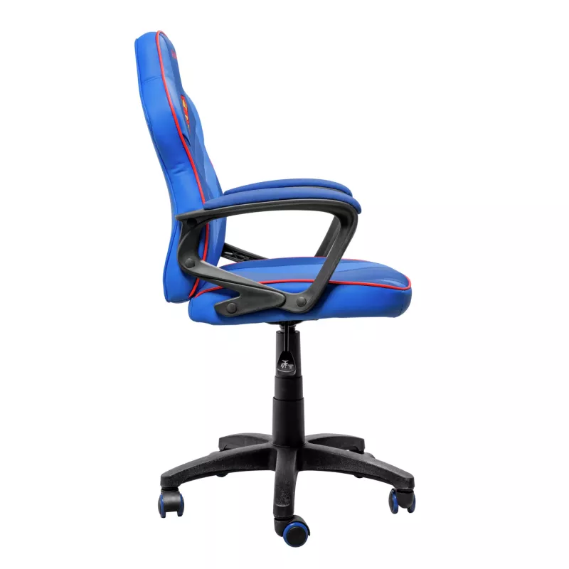 Žaidimų kėdė TRUST GXT 703SM REVVO Kids Superman Blue – vaikiška žaidimų kėdė, ergonomiškas dizainas, reguliuojamos funkcijos