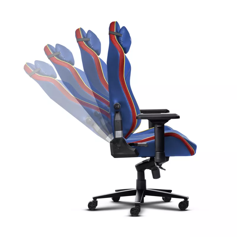 Žaidimų kėdė TRUST RUYA PRO GXT721SM Superman — ergonomiškas dizainas, reguliuojamas aukštis