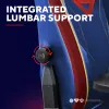 Žaidimų kėdė TRUST RUYA PRO GXT721SM Superman — ergonomiškas dizainas, reguliuojamas aukštis