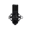 Studijinis mikrofonas TRUST GXT 269 Emita II — USB laidinis, metalinis korpusas, stalinis laikiklis, juodas (42×162×42 mm)