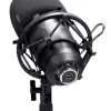 Studijinis mikrofonas TRUST GXT 269 Emita II — USB laidinis, metalinis korpusas, stalinis laikiklis, juodas (42×162×42 mm)