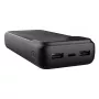Išorinė baterija TRUST 25883 — 20000 mAh ličio jonų, PD ir greitas įkrovimas 3.0, 2×USB‑A + 1×USB‑C, 20 W, juoda