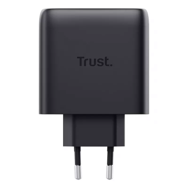 TRUST Maxo 65W vidaus kintamosios srovės greitasis įkroviklis, 3× USB-C, maks. 20V, 2 m laidas, juodas