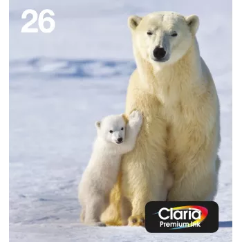 “Epson Polar bear” daugialypė pakuotė, 4 spalvų, 26 EasyMail, standartinė išeiga, juoda, žydra, purpurinė, geltona, pigmentinis rašalas, dažų pagrindo rašalas, 6,2 ml, 4,5 ml