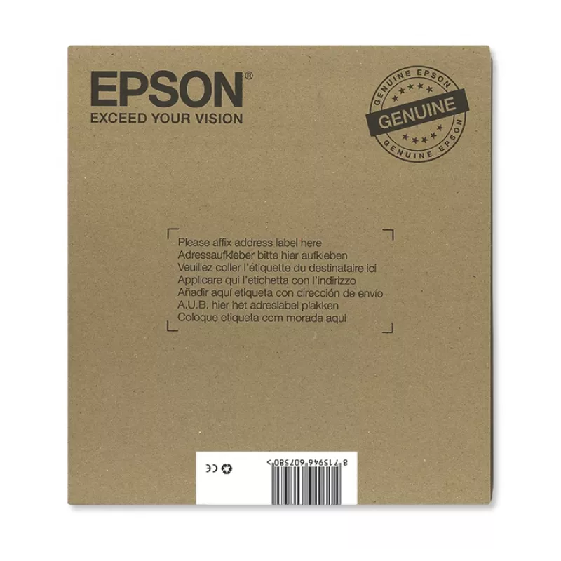“Epson Polar bear” daugialypė pakuotė, 4 spalvų, 26 EasyMail, standartinė išeiga, juoda, žydra, purpurinė, geltona, pigmentinis rašalas, dažų pagrindo rašalas, 6,2 ml, 4,5 ml