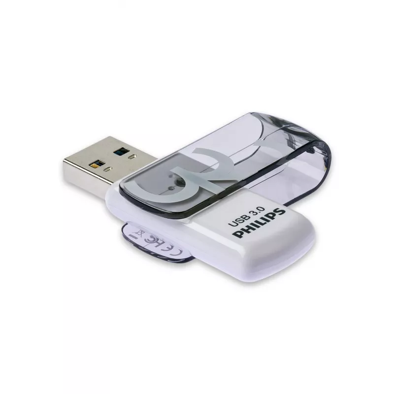 Philips Vivid USB flash drive 64 GB USB Type-A 3.2 Gen 1 (3.1 Gen 1) Pilka, Balta