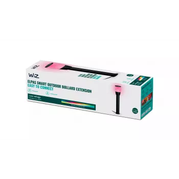 Išmanus stulpelinis šviestuvas Signify WiZ Bollard Starter Kit — LED, 220–240 V, juoda, 108,5×108,5×518 mm