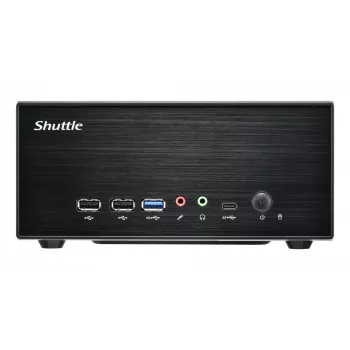 Shuttle XPC plonas Barebone XB860G2 - S1851, Intel H860, 1xDP, 2xHDMI, 2 PCIe lizdai (1x 16X ir 1x X1), 2x Intel LAN (1G + 2.5G), 8x USB, 3x M.2, 24/7 nuolatinis veikimas