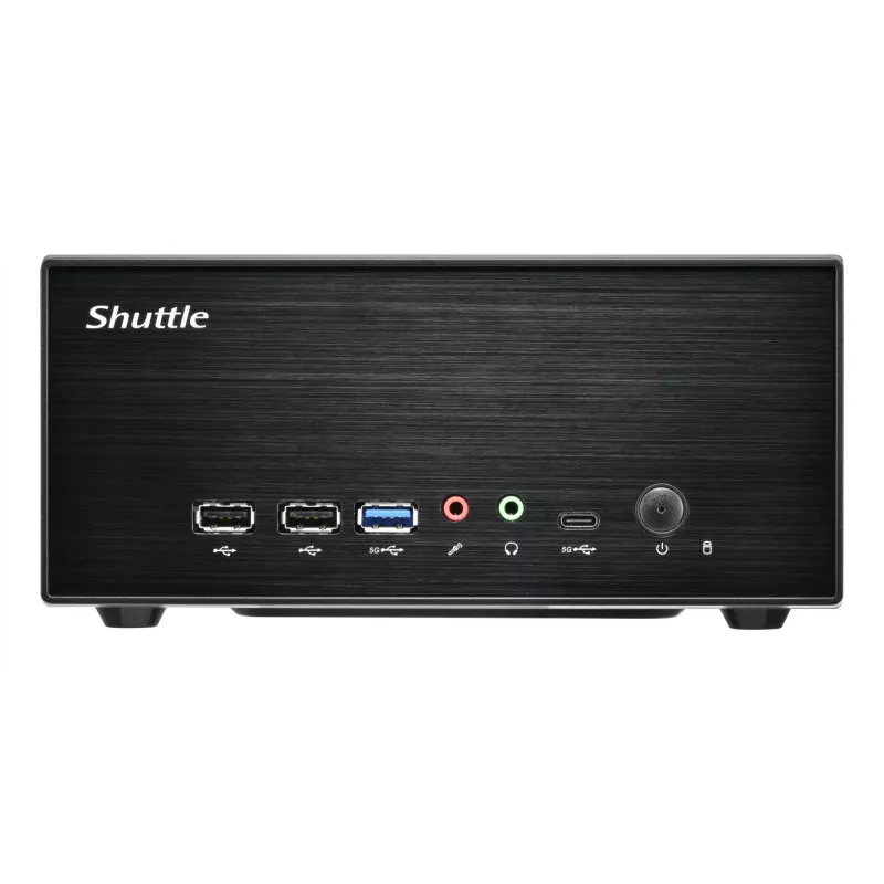 Shuttle XPC plonas Barebone XB860G2 - S1851, Intel H860, 1xDP, 2xHDMI, 2 PCIe lizdai (1x 16X ir 1x X1), 2x Intel LAN (1G + 2.5G), 8x USB, 3x M.2, 24/7 nuolatinis veikimas