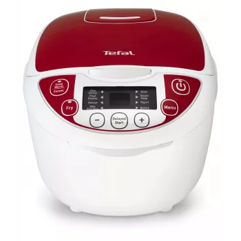 Tefal Multicook Pro 12 prog, 1,8 l, 750 W, raudona, balta, keraminė, LCD, 24 val.