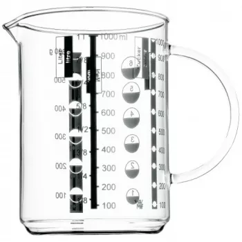 WMF matavimo ąsotis 1,0 l Gourmet, 1 L, stiklas, 1 vnt.