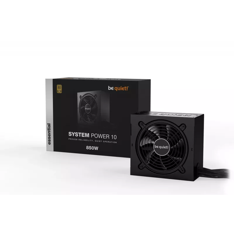 be quiet System Power 10 maitinimo blokas 850 W 20+4 pin ATX ATX juoda