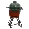 TARGUS Kamado Pro 22 colių grilis Dydis M (TunaBone) – keraminis kamado, 22 colių kepimo paviršius, žalias