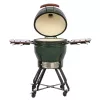 TARGUS Kamado Pro 22 colių grilis Dydis M (TunaBone) – keraminis kamado, 22 colių kepimo paviršius, žalias