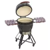 Kamado Pro 22 colių grilis TARGUS Size M tamsiai pilkas