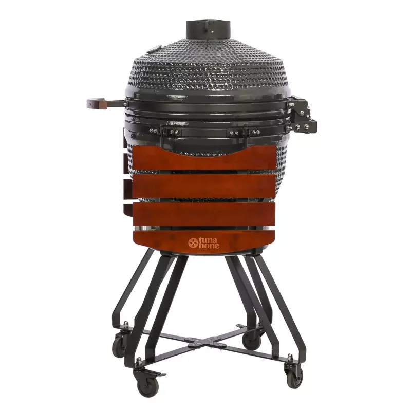 Kamado Pro 22 colių grilis TARGUS Size M tamsiai pilkas